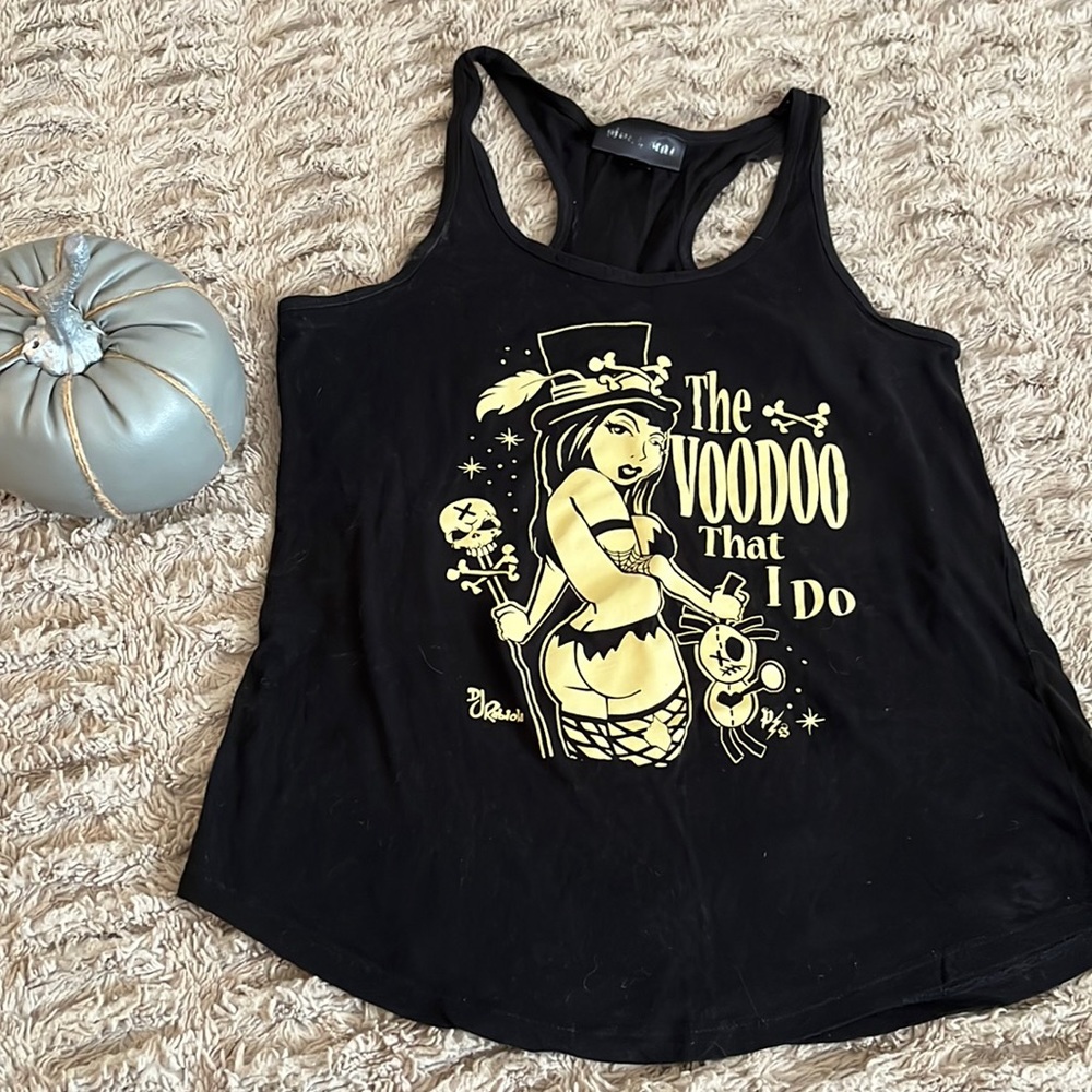Voodoo Pinky Star racerback tank